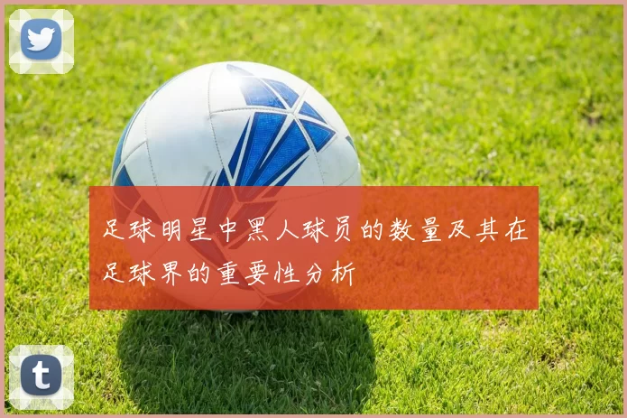 足球明星中黑人球员的数量及其在足球界的重要性分析